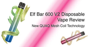 Elf Bar 600 V2 Disposable Vapes in Different Colours
